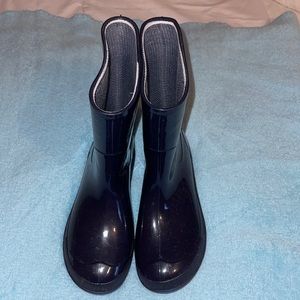 Boys Navy Blue Rain Boots